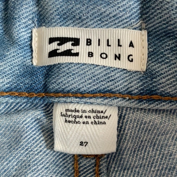 NWT Acid Rinse High Waisted denim billabong short - Picture 6 of 7